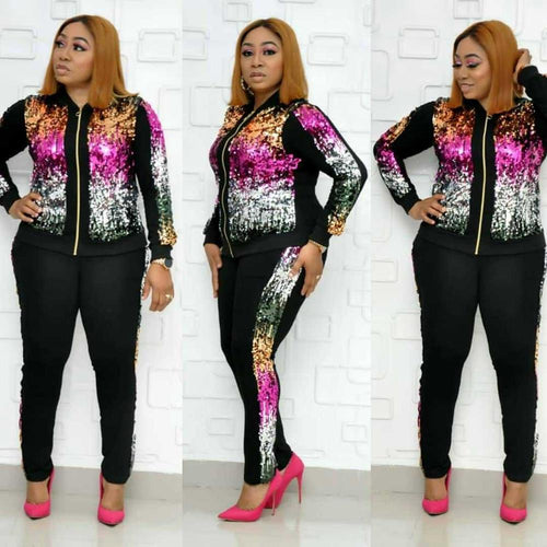 2 Two Piece Set Women track suit tops and pants hooded suit fashion plaid jogging femme sets two piece outfits sweat suits